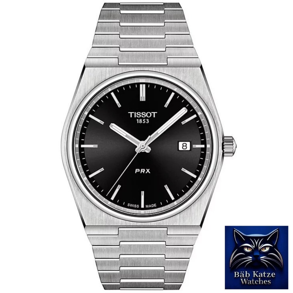Tissot PRX Men's 40mm Swiss-Made Quartz - NIBT - BLACK Dial (T137.410.11.051.00)